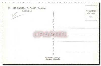 Les Sables-d'Olonne — Basen — Wydawnictwo GABY — Rewers
