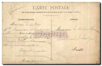 Les Sables-d'Olonne — Cios morza na nowym Miodowcu — Lucien Amlaud, nr 4437 — Rewers