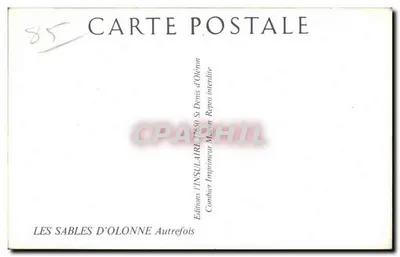 Les Sables-d'Olonne — Ogólny widok Remblai — Wydawnictwo Combier, nr 2256 — Rewers