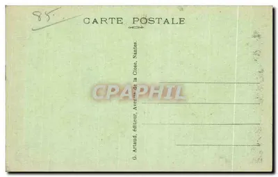 Les Sables-d'Olonne (Vendée) — Piękna Sablaise — G. Arlaud, Nantes — Rewers