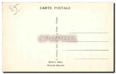 Les Sables-d'Olonne (Vendée) — Le Digues — Gaby — Verso