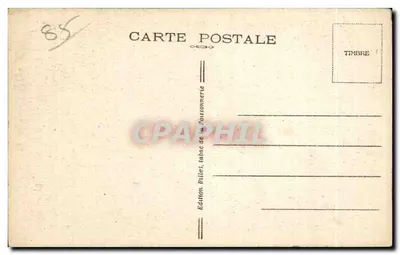 Les Sables-d'Olonne — Sablaises — Wydawnictwo Billet, tabakarnia Poissonnerie — Rewers