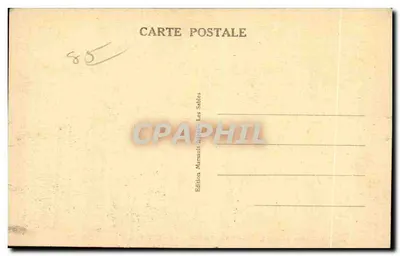 Les Sables-d'Olonne (Vendée) — Le Chenal i Wieża Arundel — Wydawnictwo Marsault — Rewers