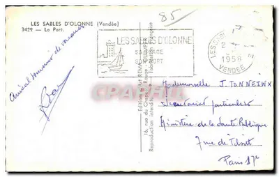 Le Port — Les Sables-d'Olonne — Éditions du Château Rouge — Verso