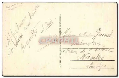 Les Sables d'Olonne — Le lac de la Tanchette — LL 106 — Rewers