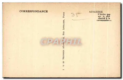 Luçon — O Palácio Episcopal — LL — Verso