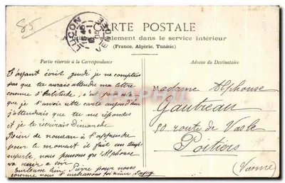 Luçon - No Jardim Dumaine - Avenida dos Pinheiros — Coleção A. Robin, Fontenay-le-Comte, n°1777 — Verso