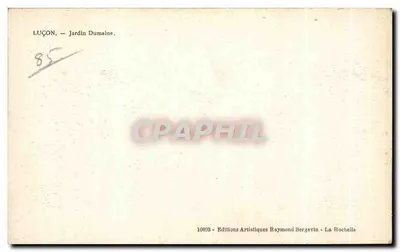 Luçon — Ogród Dumaine — Wydawca: Raymond Bergevin — Rewers