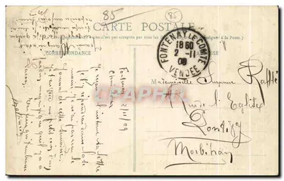 Luçon - W Ogródku Dumaine - Mały Basen — Zbiór A. Robin, Fontenay-le-Comte — Rewers
