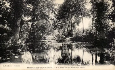 Mareuil-sur-Lay (Vendée) — Le Marillet au Moulin-Fleury — E. Guitton - Mareuil