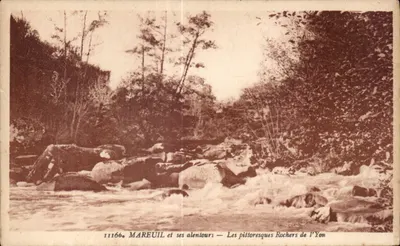 Mareuil e seus arredores — As pitorescas Rochas do Yon — n° 11166