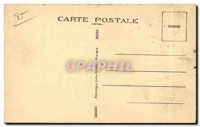 Mervent — A Hôtellerie de Pierre-Brune e a villa — Verso
