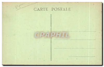 A Floresta de MERVENT (Vendée) — O Ponte de Diet — Editor A. Robin, Fontenay-le-Comte, n° 1476 — Verso