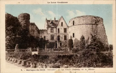 Mortagne-sur-Sèvre (Vendée) — O Velho Castelo e o Château — Phototypie Jehly-Poupin