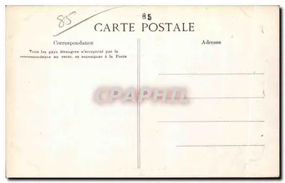 Vendée - Mortagne - O Velho Castelo — Lib. Poupin, Mortagne, n°56 — Verso