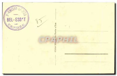 Mouchamps (Vendée) - A Estela na tumba do Sr. G. Clémenceau — Verso