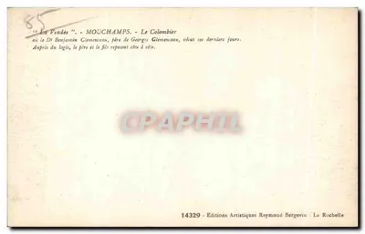 Mouchamps - O Colmeia — Editor Ramuntche, número de série não visível — Verso
