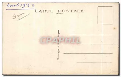 Croix-de-Vic a Sion (Vendée) — I cinque Pineaux, curiosi scogli della Corniche Vendéenne — A. B. — Verso