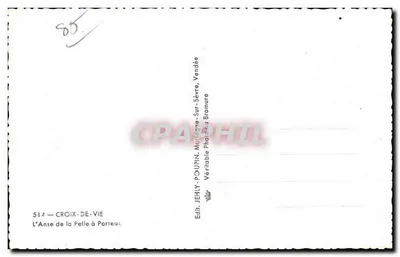 Croix-de-Vie — L'Anse de la Pelle à Porteau — Edit. Jehly — Reverso