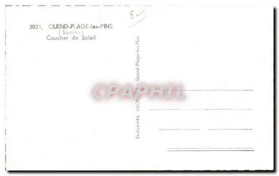 Zachód słońca — Quend-Plage-les-Pins (Somma) — MAGE — Rewers