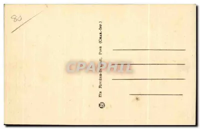 MERS-les-BAINS — Il Mercato — Ets Rivière-Bureau, Pons (Cham-Pons) — Verso