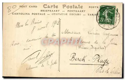 Mers-les-Bains e Le Tréport — Vista geral — Editor: AND (nº 15) — Verso