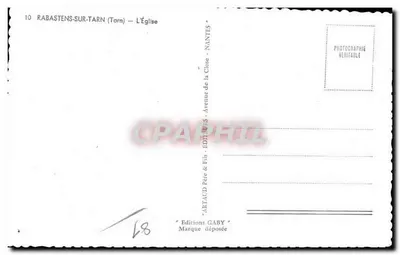 Rabastens-sur-Tarn — Katedra — Wydawnictwo Gaby, Nantes — Rewers