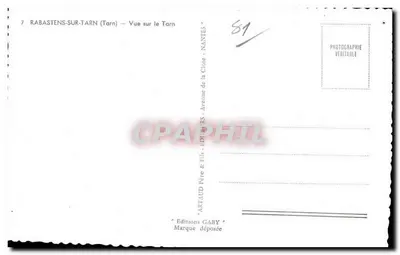 Rabastens-sur-Tarn — Widok na Tarn — Wydawnictwo Gaby — Rewers