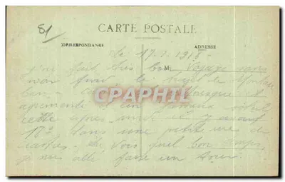 Castres — Brzegi Agoût, domy nad wodą — J. Blatten, wyd. Castres — Rewers
