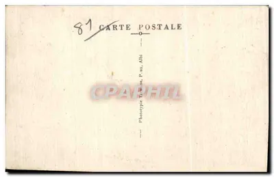 Castres — Pomnik Upamiętniający Zmarłych — Biskupstwo i Ogród — LE TARN ILLUSTRÉ 5346 — Rewers