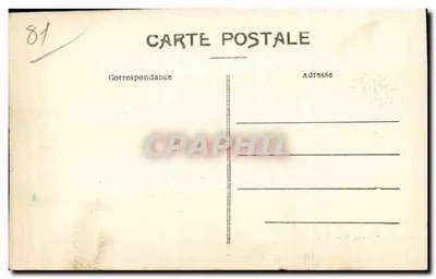 Zbiornik Ferrières — Linia Castres do Brassac — Fototypia Tachnaise, Pauz, Albi — Rewers
