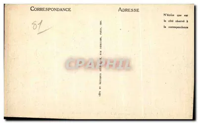 Albi — Vista Geral em direção ao Faubourg de la Madeleine — LL — Verso