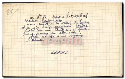 Albi — As margens do Tarn em Gardès — ILUSTRAÇÃO DO TARN, n°12 — Verso