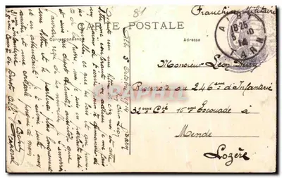 Ambialet — vue du village et du fleuve — Environ d'Albi, éditeur non visible — Verso