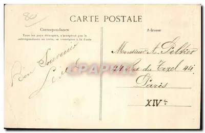 Saint-Valéry-sur-Somme — Porte Guillaume — R. L. n°27 — Verso