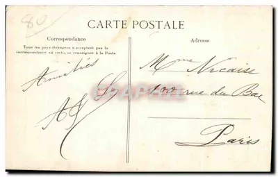 Saint-Valéry-sur-Somme — Ogólny widok starego miasta — R.L. — Rewers