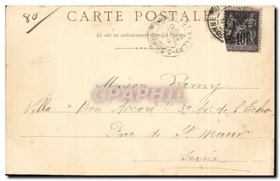Saint-Valery-sur-Somme — Porte de Nevers — B.P. Laro 1 — Rewers