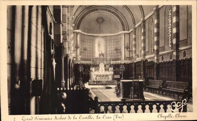 Grand Séminaire Aubert de la Castille, La Crau (Var) — Capela. Capela. Chabane
