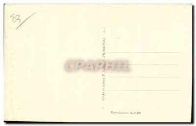 A CRAU (Var) — O grande seminário da Castille — Verso