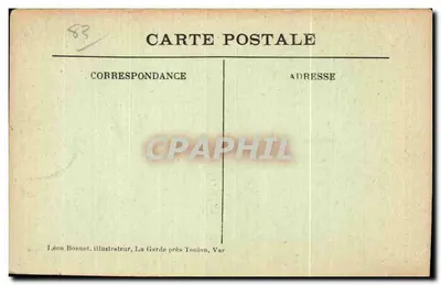 Hyères-les-Palmiers — Puerta feudal de Barrue (siglo XII) — C.L.A.B. (Serie Var) — Reverso