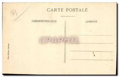 Hyères pitoresca — A rua Bernard e a velha igreja Saint-Paul — Editor Bue, Hyères, n°22 — Verso