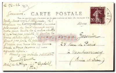 Fréjus — As Arenas — Casa de Suzy. St-Raphaël. — Verso