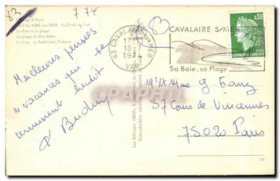 Cavalaire-sur-Mer — vista panorámica — Le Éditions « MABIS » — Reverso