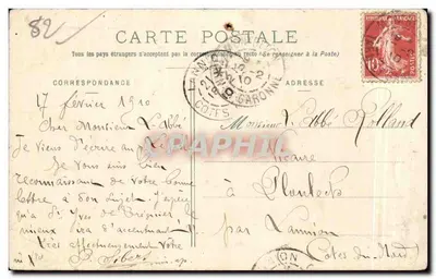 Montbeton (T.-et-G.) — Établissement — Atelier Roux, Montbeton — Verso