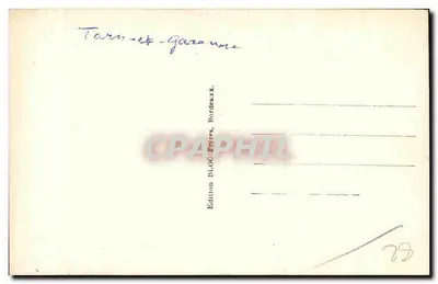 मॉंटॉऊबान - सेंट-जैक्स के गिरजाघर के घंटा टॉवर - एडिशन टार्न-एट-गारों — पीछे