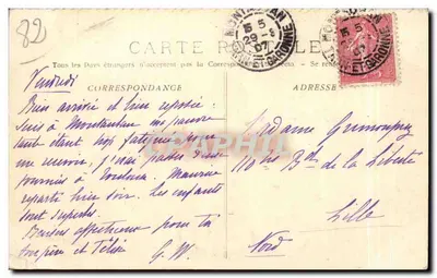 Montauban — Widok z Cours — Photo G. Gimpel — Rewers