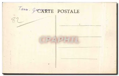 Montauban — A Catedral — Editor Tarn. Gacconne, n°82 — Verso