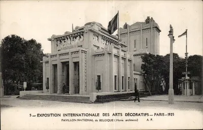 Pavillon National de Belgique — Exposition Internationale des Arts Décoratifs — Paris 1925 — Horia architecte