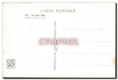Les Ponts d'Eau — Paris — editor Braun & Cie, Paris — Verso