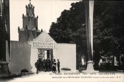 Pavillon de la République Polonaise — Exposition des Arts Décoratifs — Paris — Architecte Joseph Czajkoroski — N° 62